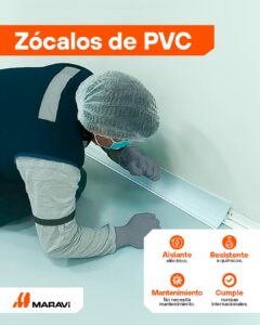 ZOCALOS DE PVC PARA AMBIENTES SANITARIOS