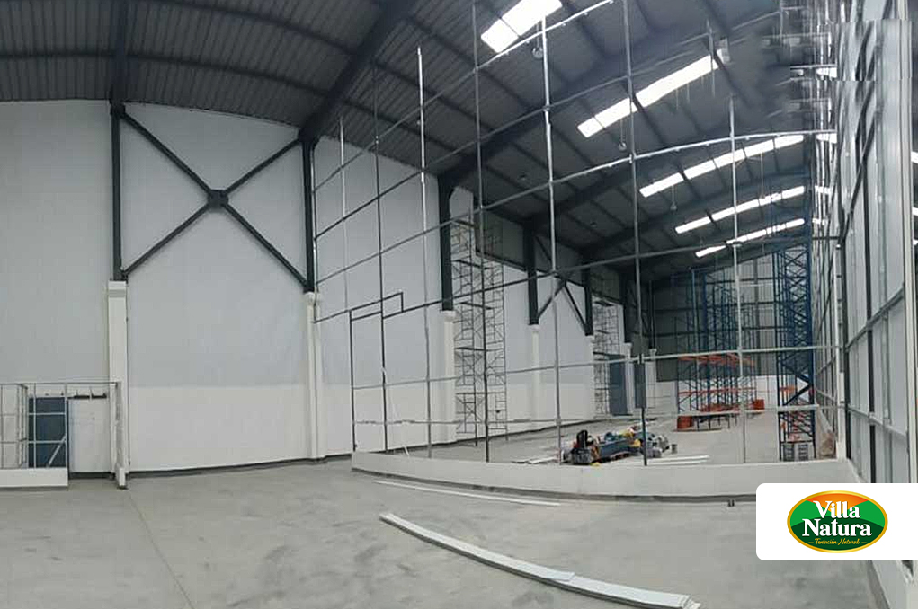 Instalación de estructuras.