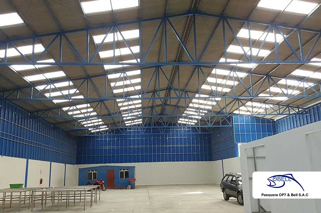 Instalación de estructura para tabiquería.